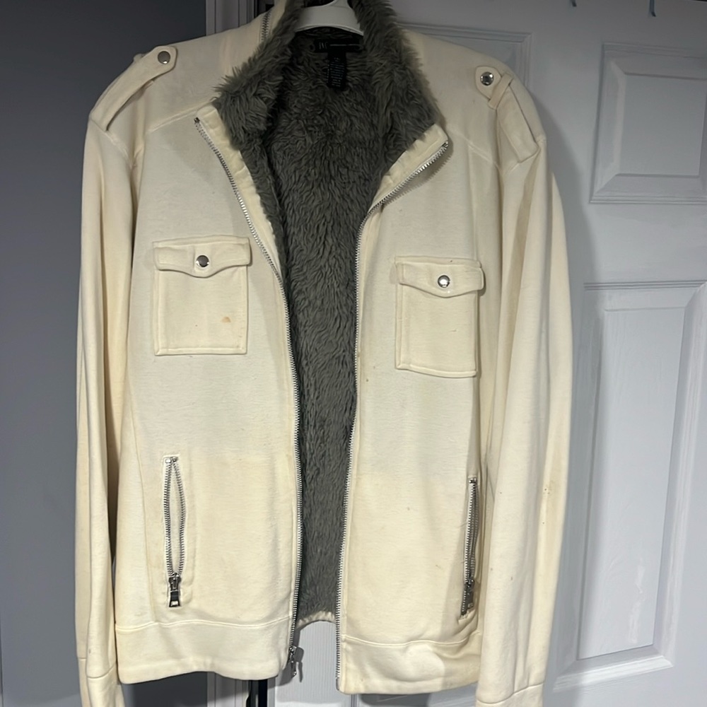 INC jacket Men’s XXL long sleeves. Some stains